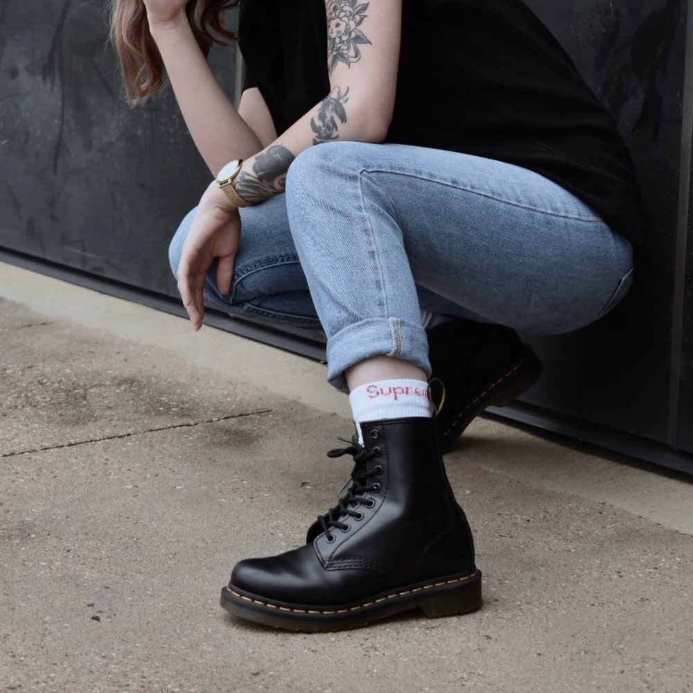 Doc martens, classics.